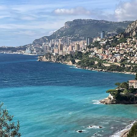 Aux Portes De Monaco Superbe T3 Vue Mer 罗克布吕讷-卡普马丹 外观 照片