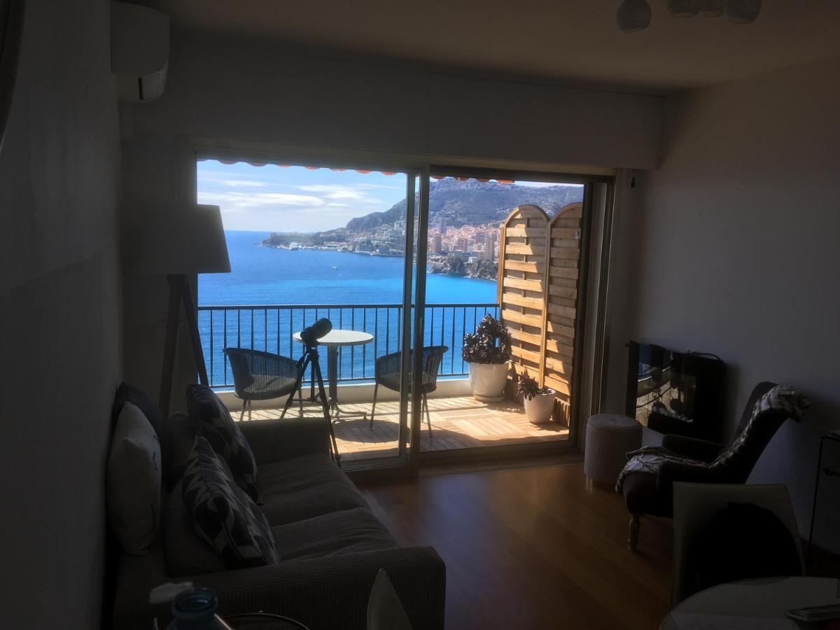 Aux Portes De Monaco Superbe T3 Vue Mer 罗克布吕讷-卡普马丹 外观 照片
