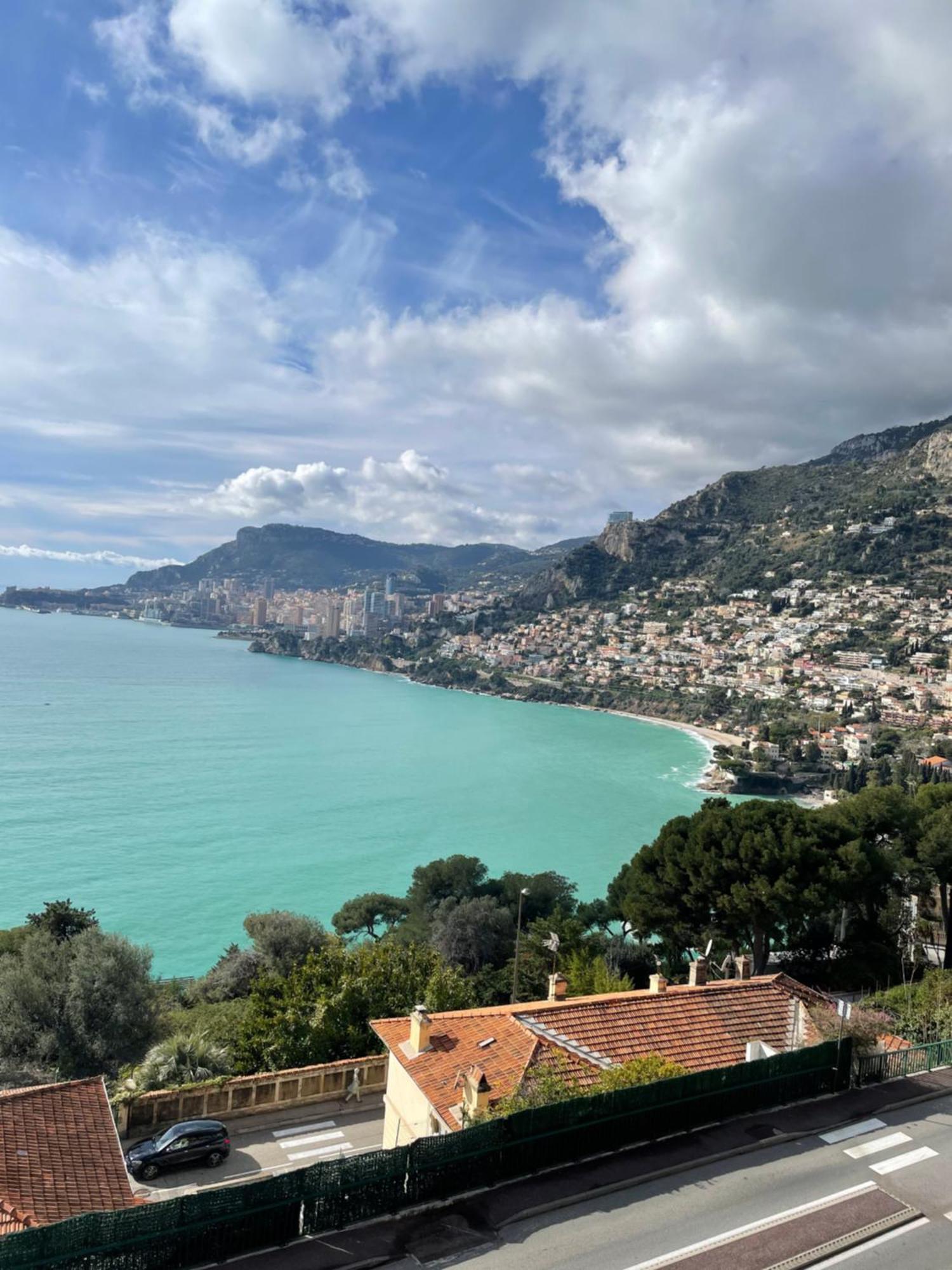 Aux Portes De Monaco Superbe T3 Vue Mer 罗克布吕讷-卡普马丹 外观 照片